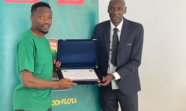 CAF, LOC officially welcome Super Eagles to AFCON 2021