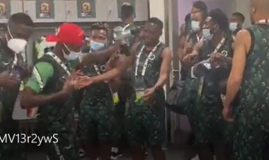 VIDEO: Ahmed Musa shows off dancing skills after Sudan victory