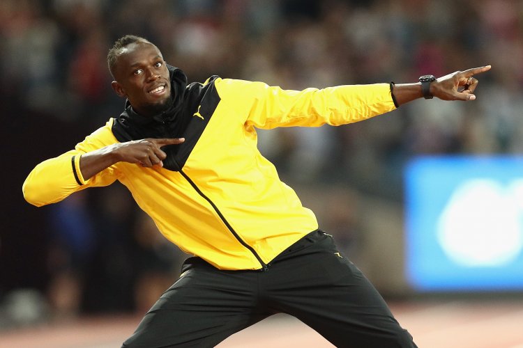 Bolt wants to trademark his lightning victory pose 