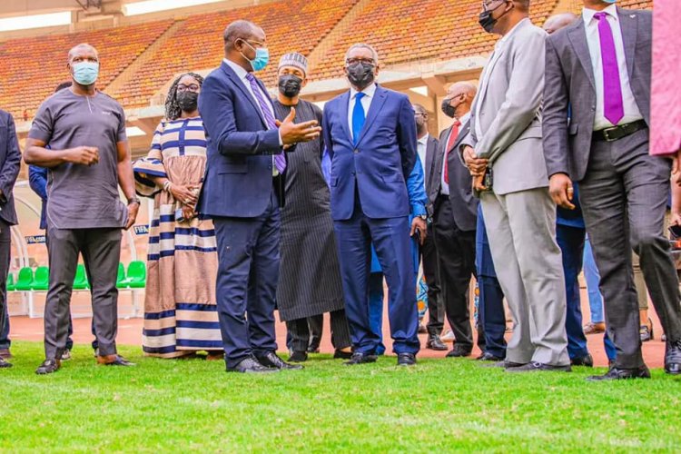 Africa's richest man visits M.K.O Stadium