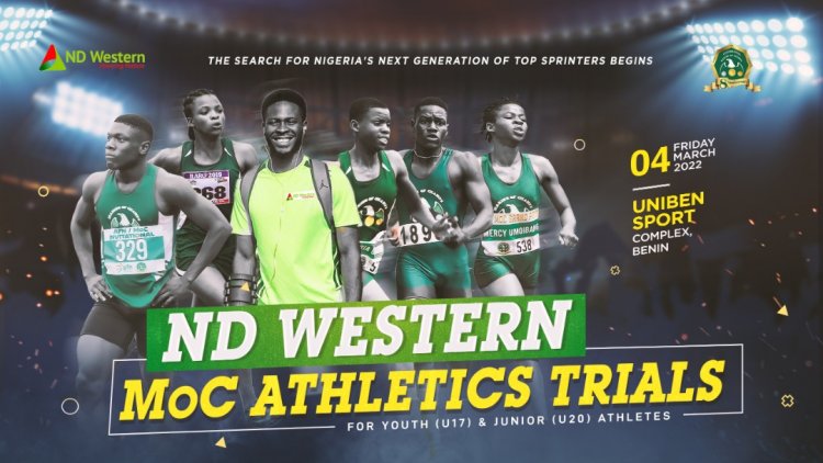  All set for ND Western/MoC Athletics trials in Benin City