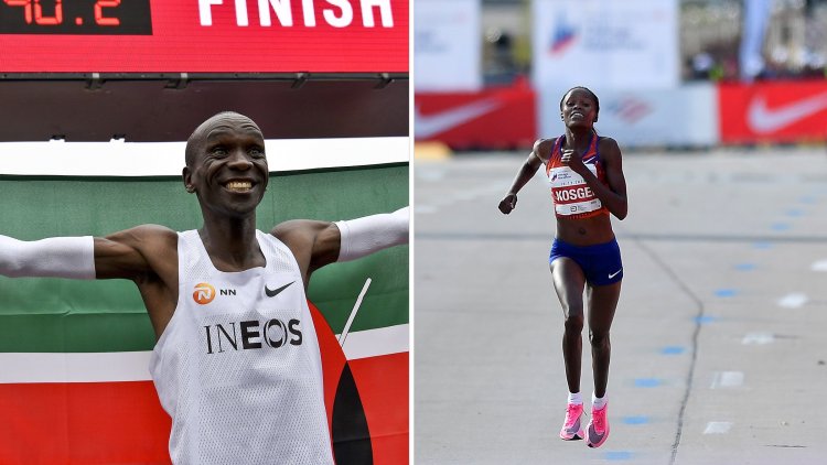 Kipchoge and Kosgei run fastest times ever in Japan to win Tokyo Marathon