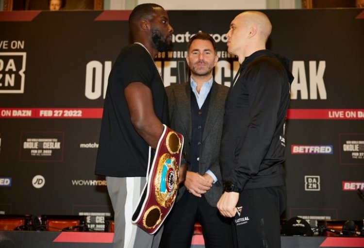 Hearn says Okolie is hanging with the wrong crowd