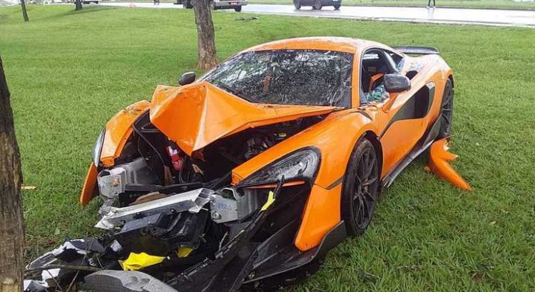 How football star crashed N385 million McLaren supercar 
