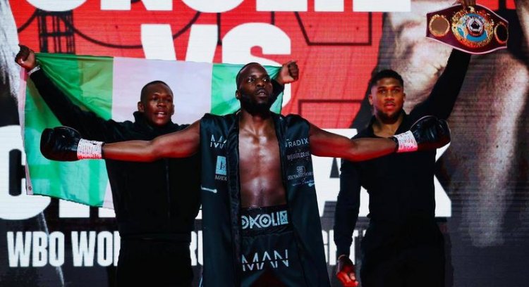 Joshua, Adesanya cheer as Nigeria born boxer retains WBO cruiserweight belt 