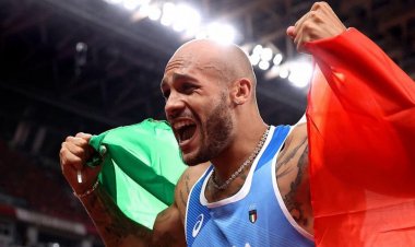 Jacobs wins world’s fastest man duel at World Indoor Championships