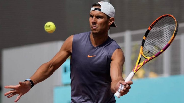 Nadal returns to training ahead of French Open