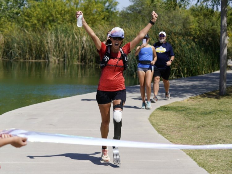 Meet Amputee cancer survivor who ran 104 marathons in 104 days