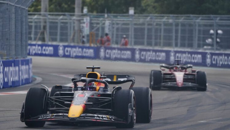 Max Verstappen beats Charles Leclerc to win Miami Grand Prix