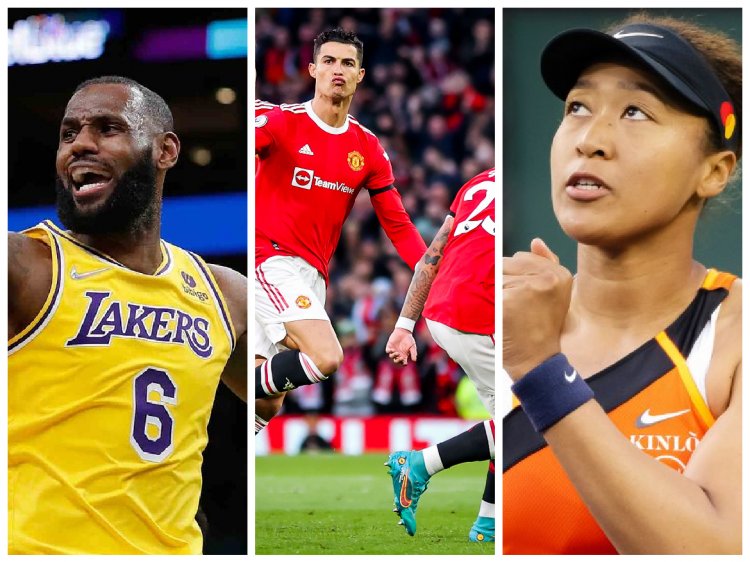 LeBron James, Ronaldo, Brady and N Osaka among the highest-earning athletes