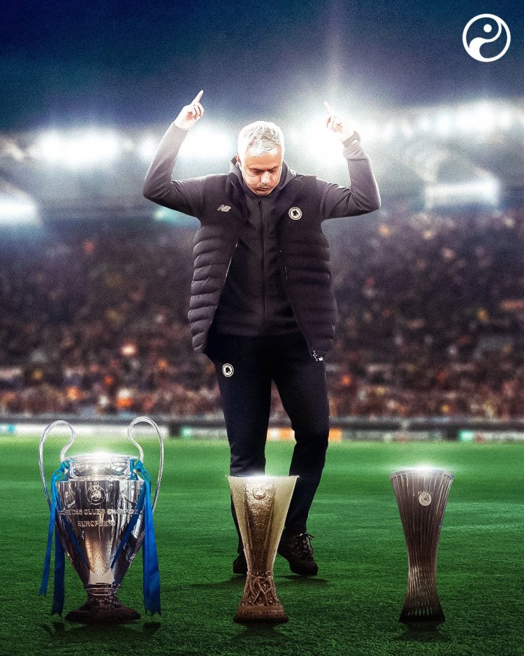 ECL: Mourinho wins historic trophy for Roma as another Nigerian suffers final heartbreak