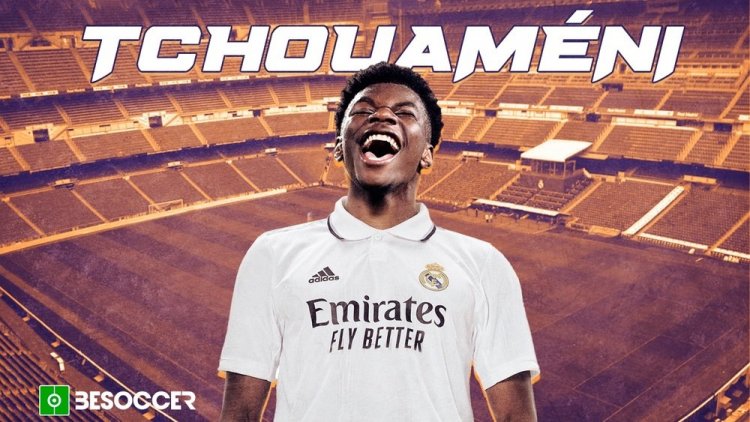 Real Madrid announce Aurelien Tchouameni signing