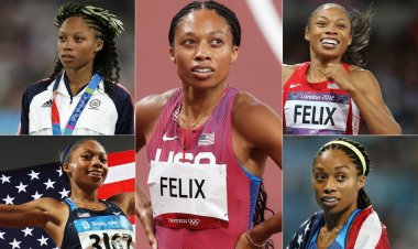 Allyson Felix stellar career in numbers