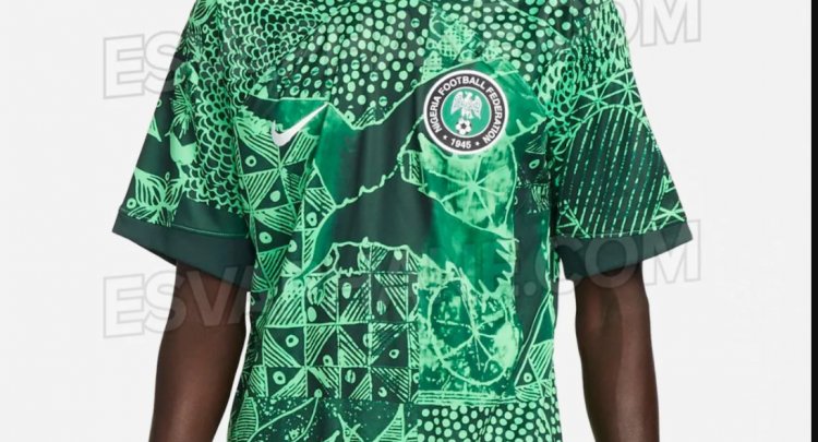 Fans go wild for leaked Nigeria home kit