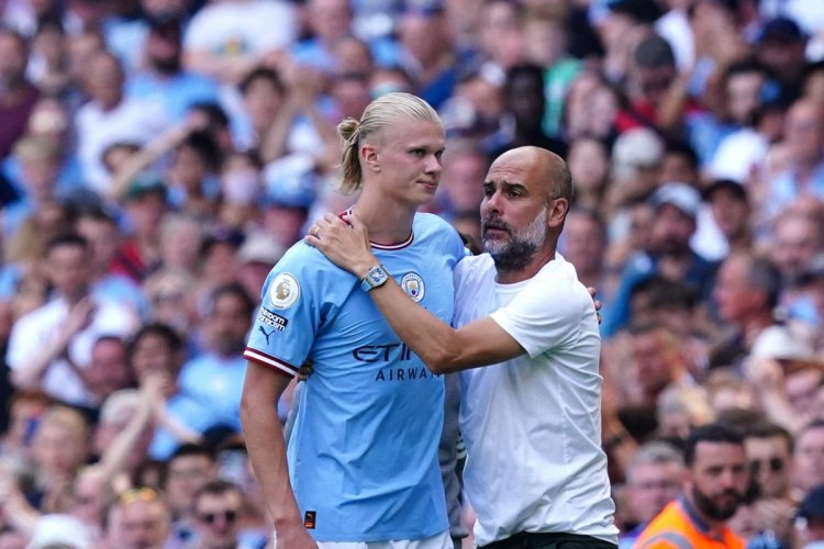 Guardiola backs Haaland after disappointing home debut