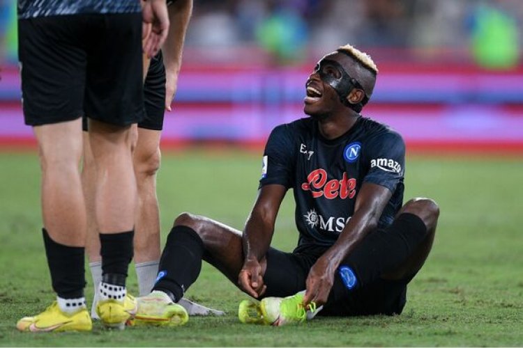 Osimhen may miss Champions League match against AC Milan due to injury