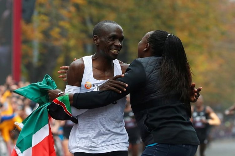 Berlin Marathon: Kipchoge's wife reveals she fasted for seven days before her husband’s feat
