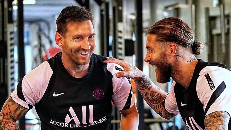 Ramos pours cold water on rift with Messi