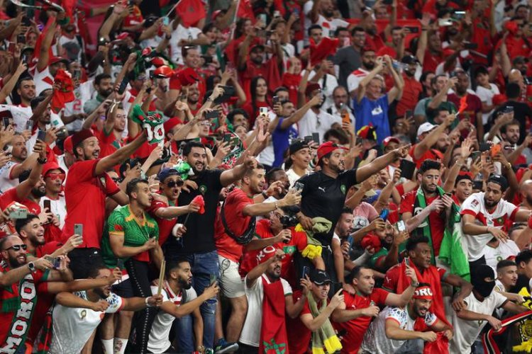 Qatar 2022: Morocco fans run riot after win over Belgium