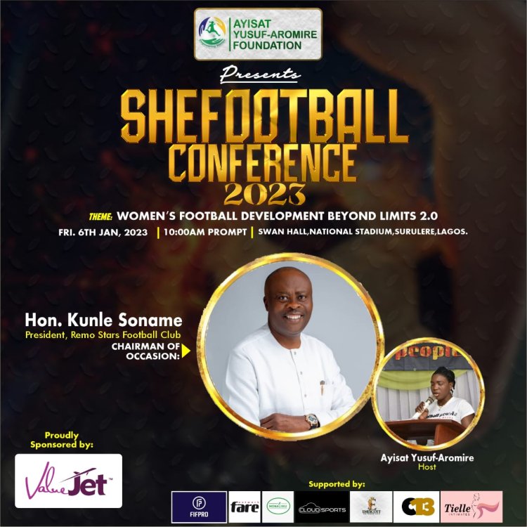 BSA, Soname, others to attend the 2023 SheFootball Conference in Lagos 
