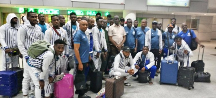 Rivers United hits Congo for CAF cup assignment, ambassador promises total support 