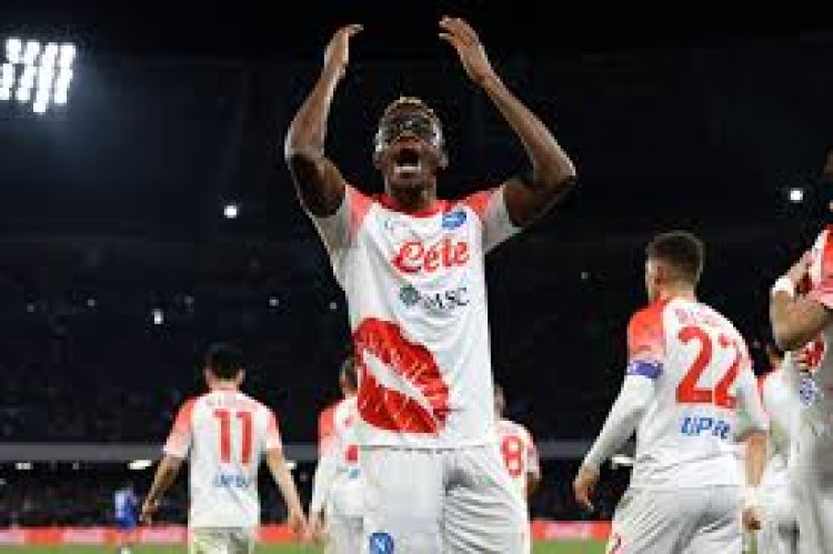 Osimhen extends lead on scorers' chat as Napoli crushes ' sorry' Cremonese