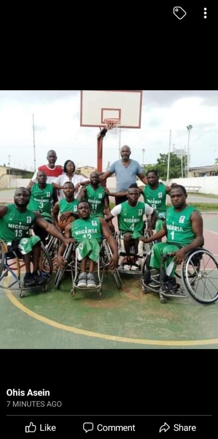 Nigeria Wheelchair Basketball Men's team qualifies for Africa Para Games, Ghana 2024