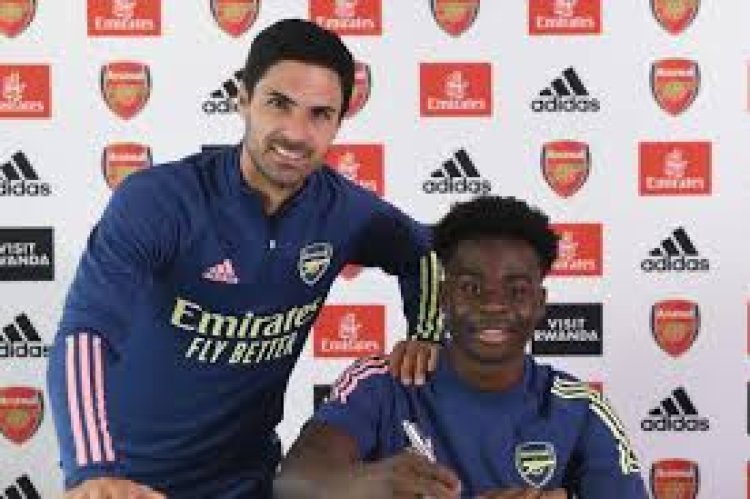 With new deal Saka is Arsenal highest earner