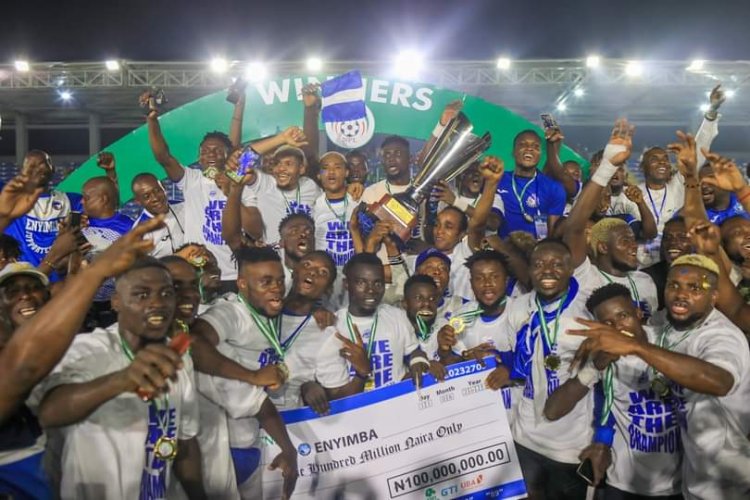 NPFL: Enyimba win record-extending ninth title in Lagos
