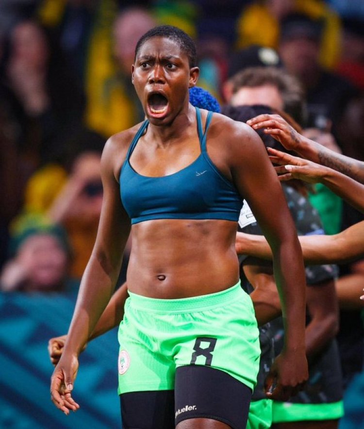 FIFA WWC: Oshoala reveals her father not delighted with shirtless celebration