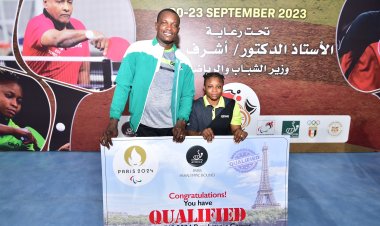 Nigerian  couple set record, qualify for Paris 2024 Paralympic Games