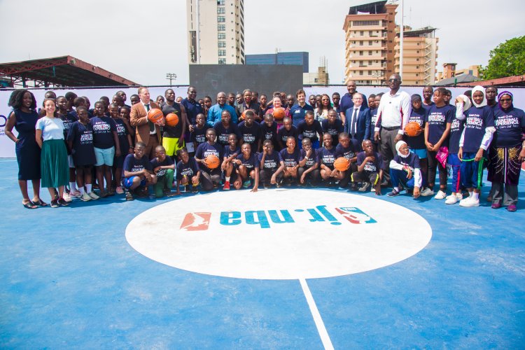 Basketball Experience: AFD and NBA Africa unveil newly refurbished court as part of jr.NBA