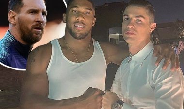 Anthony Joshua: Messi is great but Ronaldo is greater