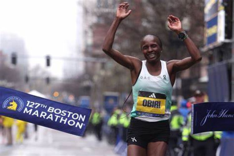 Ethiopia and Kenya reign at the Boston Marathon as Lemma wins and Obiri