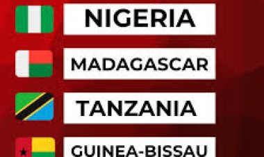 AFCON 2027: Super Eagles in the same group with joint host Tanzania, Madagascar, and Guinea-Bissau