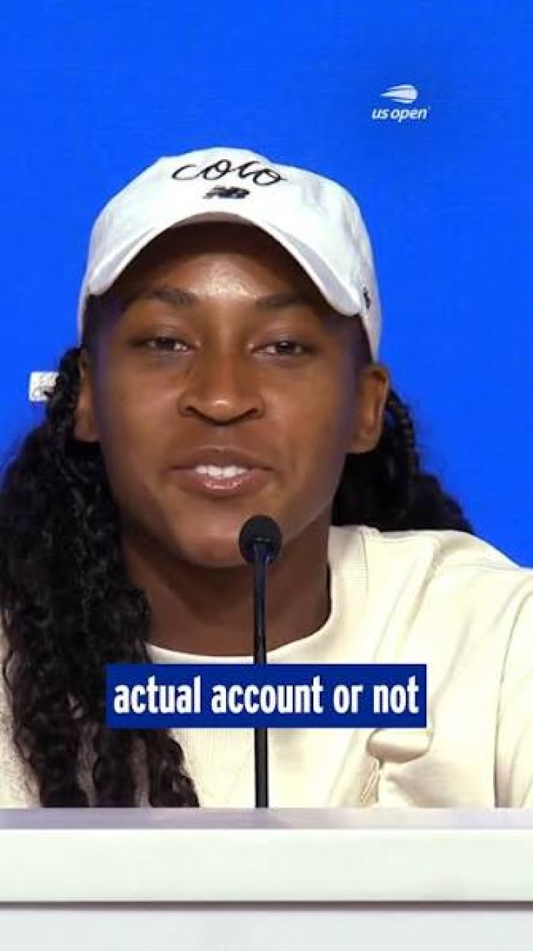 Coco Gauff talks about the positives and negatives of social media