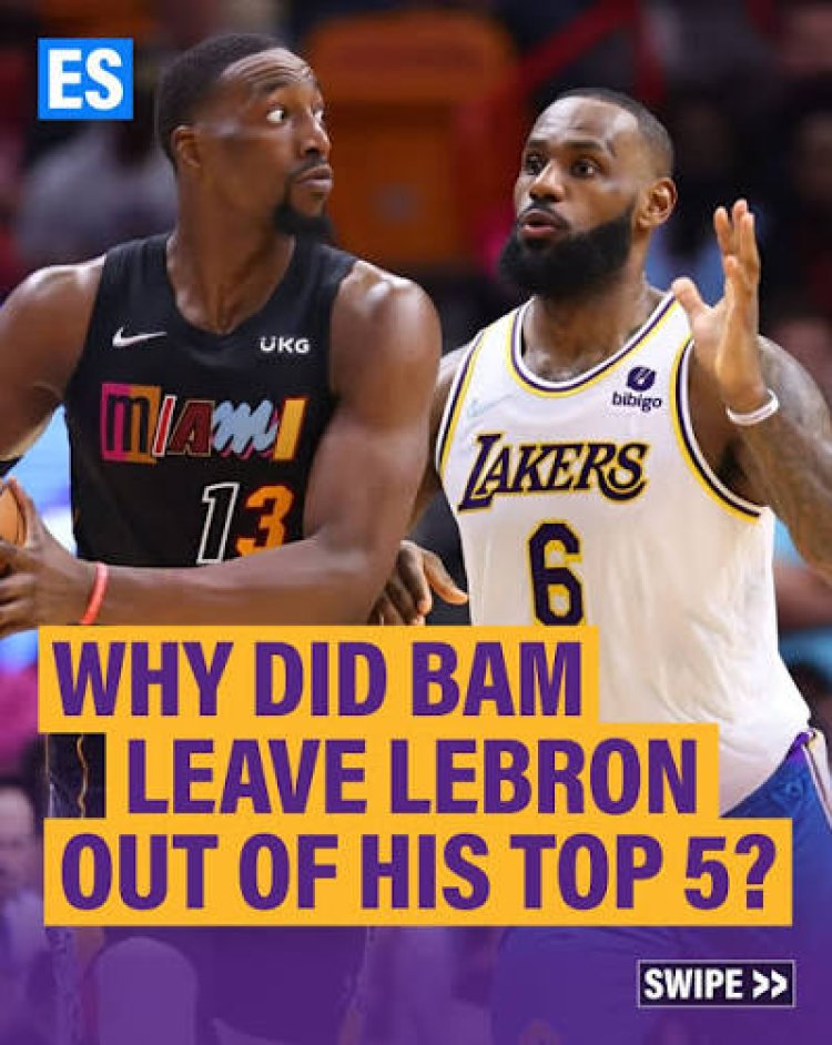 LeBron James not among Bam Adebayo’s top 5 NBA all-time players list