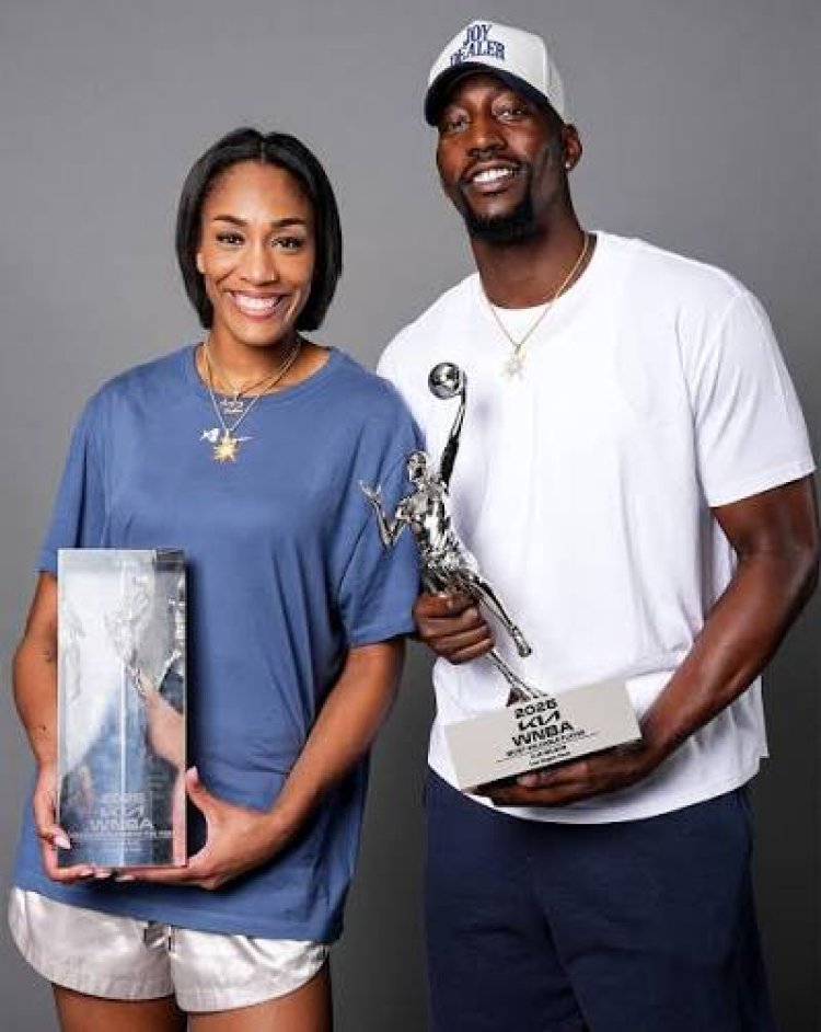 Bam Adebayo lavishes praise on his girlfriend, A'ja Wilson, who is on the verge of a fifth WNBA MVP