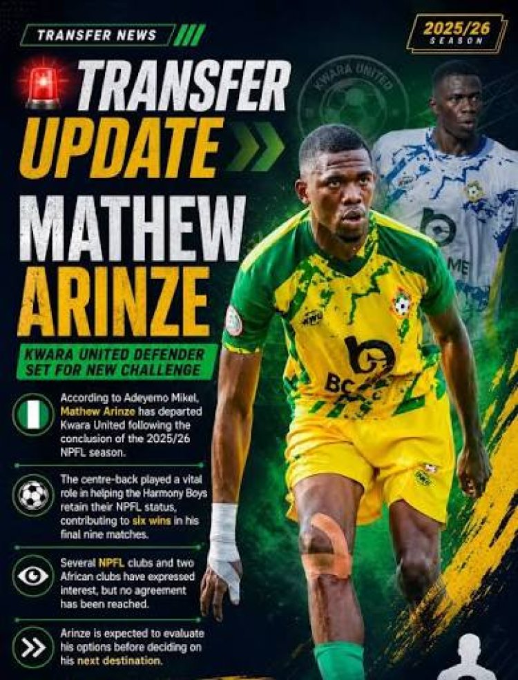 NPFL: Kwara United star moves to Libya