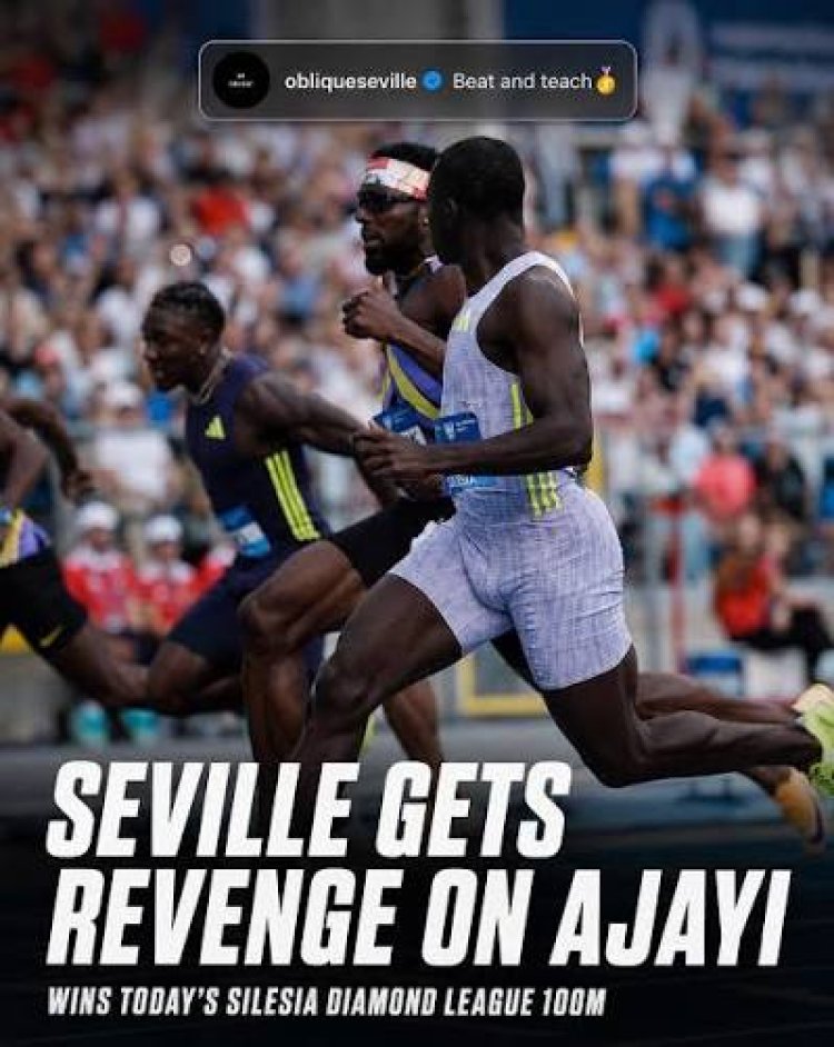 Silesia Diamond League: Seville beats Ajayi, Jefferson-Wooden also wins 100m over Alfred, and Richardson