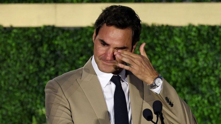 Federer in tears as he was inducted into International Tennis Hall of Fame