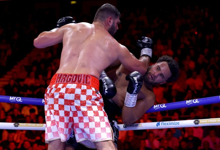 Filip Hrgovic's defeat sends Itauma to hospital on a stretcher