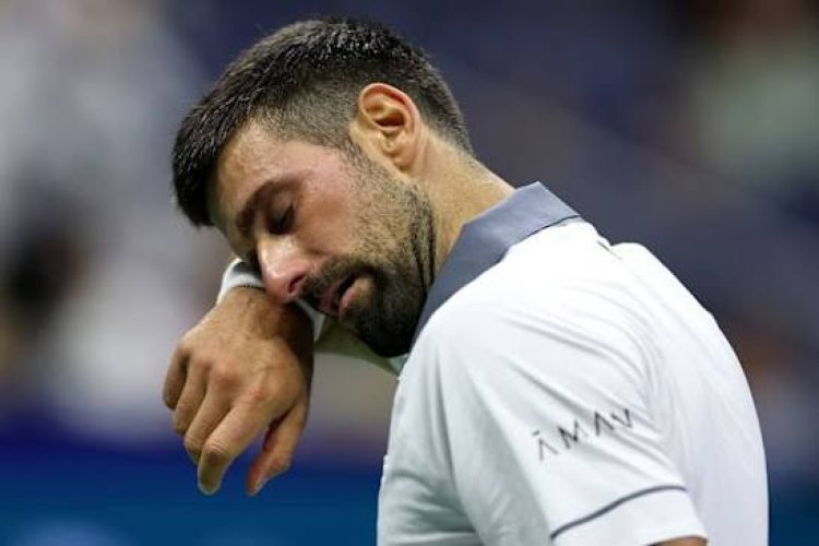 US Open: Djokovic in tears after first-round exit