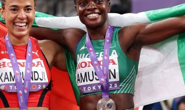 Amusan wins Nigeria's first medal, a silver, at the World Athletics Ultimate Championship