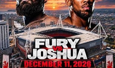 Joshua may win a third world title when he faces Fury in their £150m fight at 2 am on December 11 in Cardiff